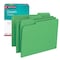 Smead Folder, File, Ltr, 1/3, Green Pk SMD12143 - alternate 1